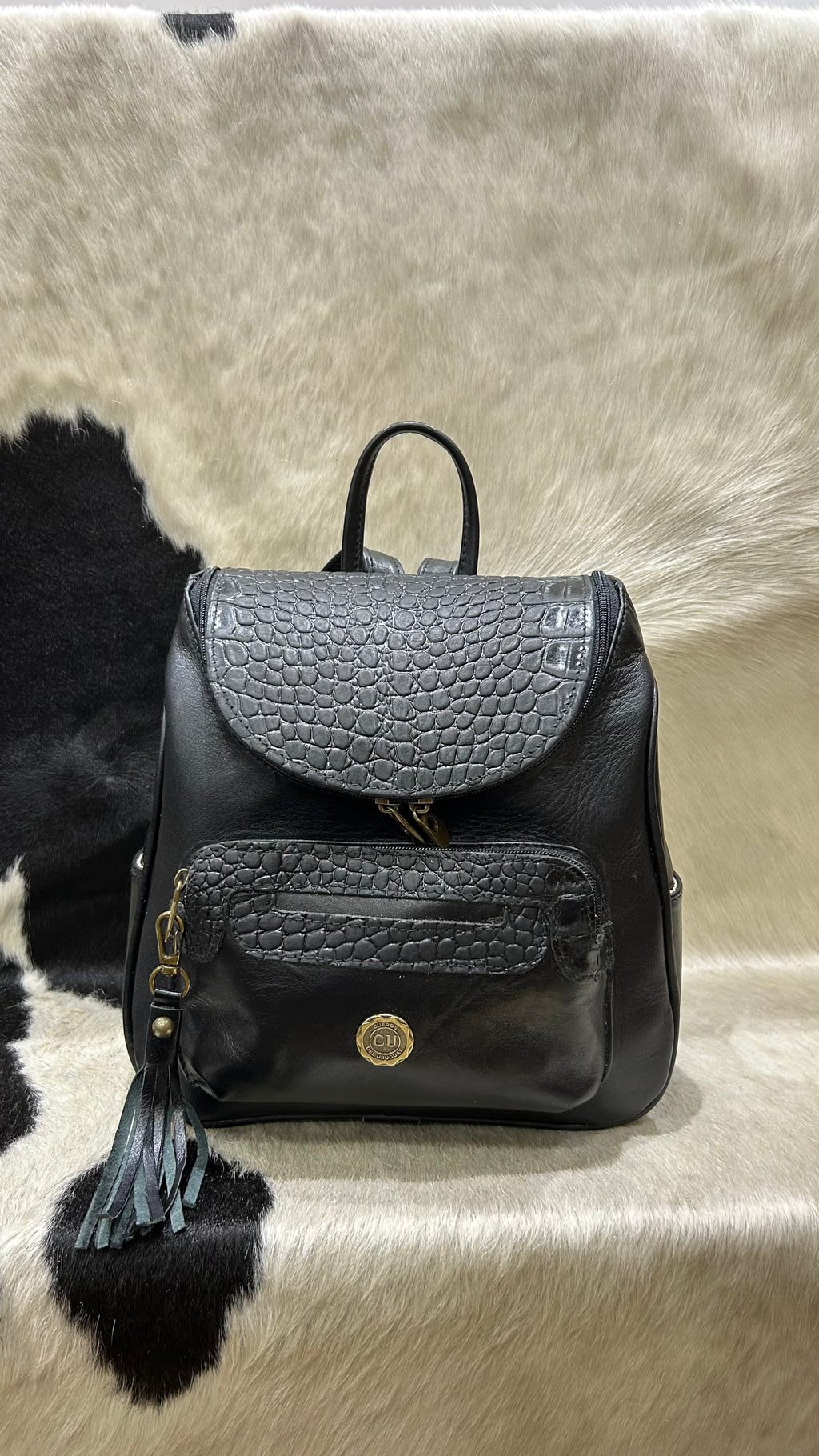 Mochi Máxima - Negro con Negro Croco