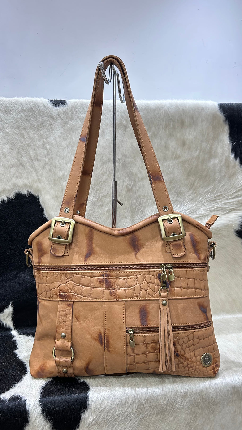 Cartera Rojita Nueva - Terracota con Terracota Croco