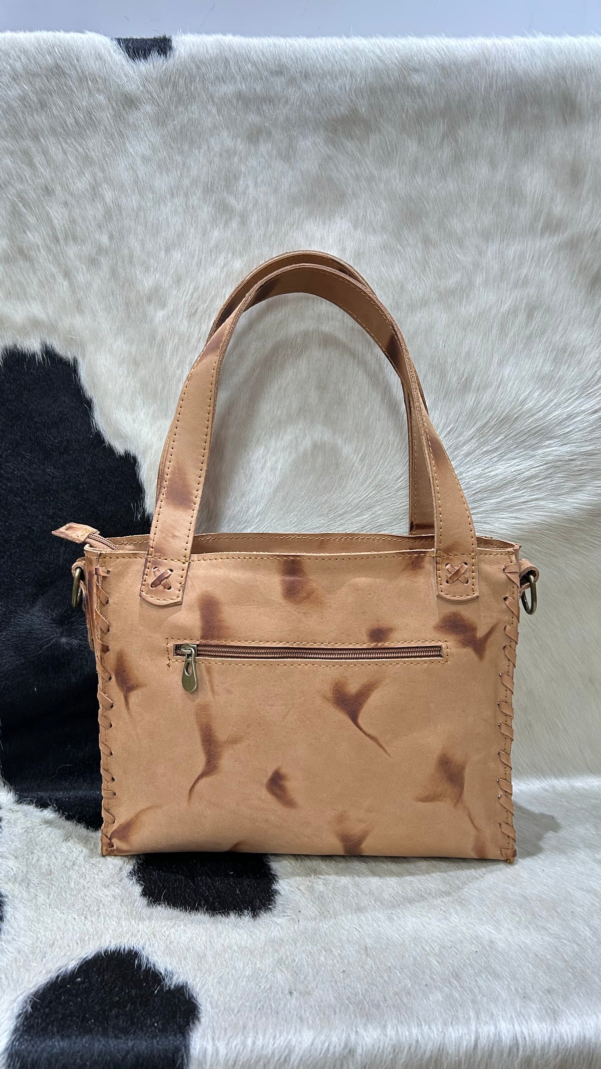 Cartera Toña - Terracota con Croco