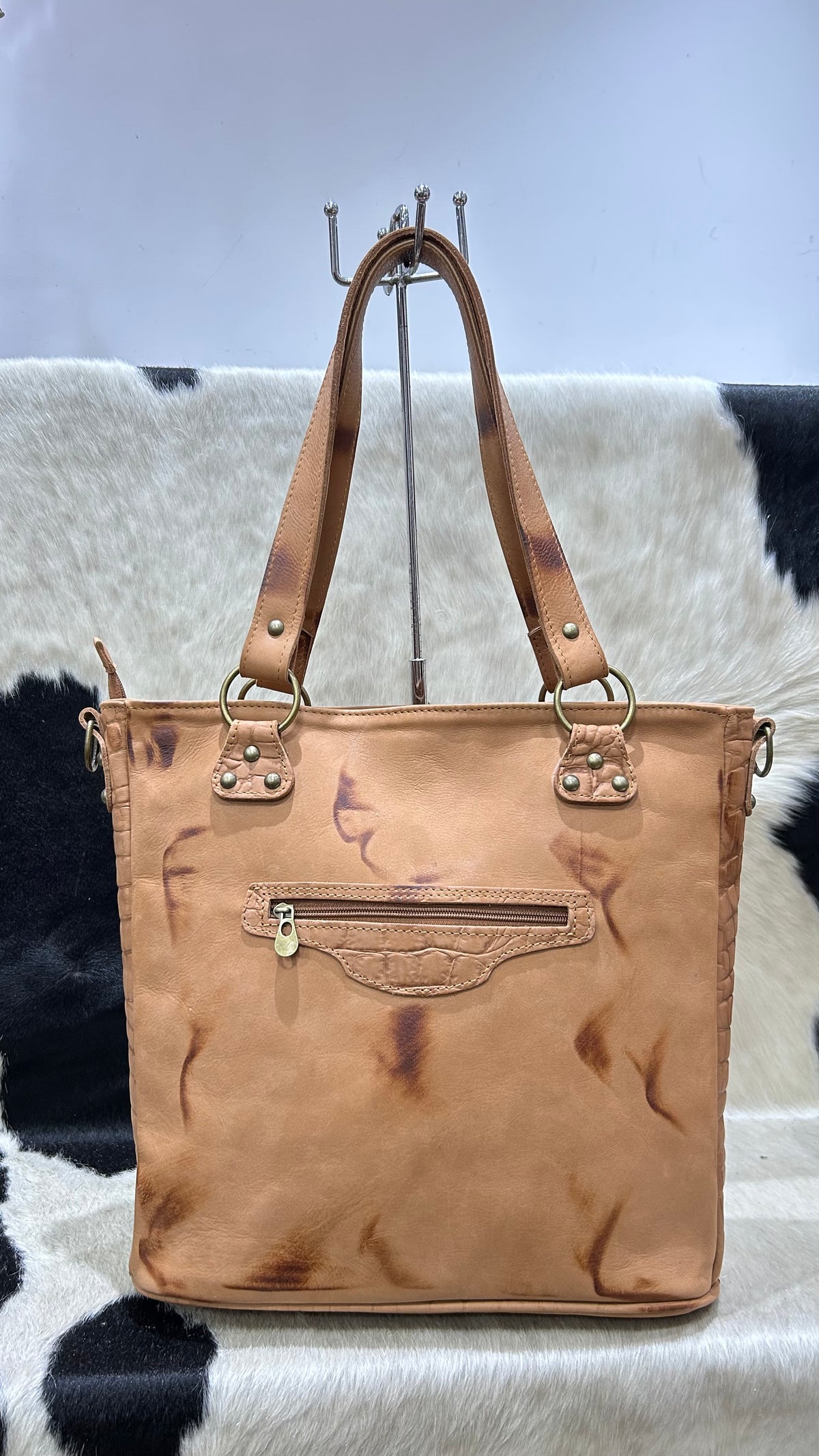 Cartera Luana - Terracota con Terracota Croco