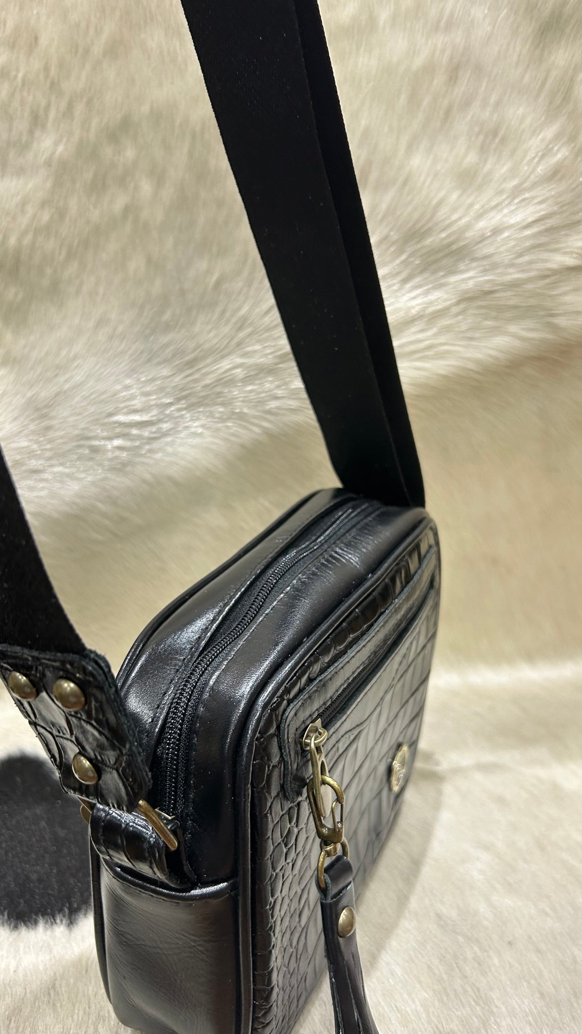 Morral Cochi - Negro con Negro Croco