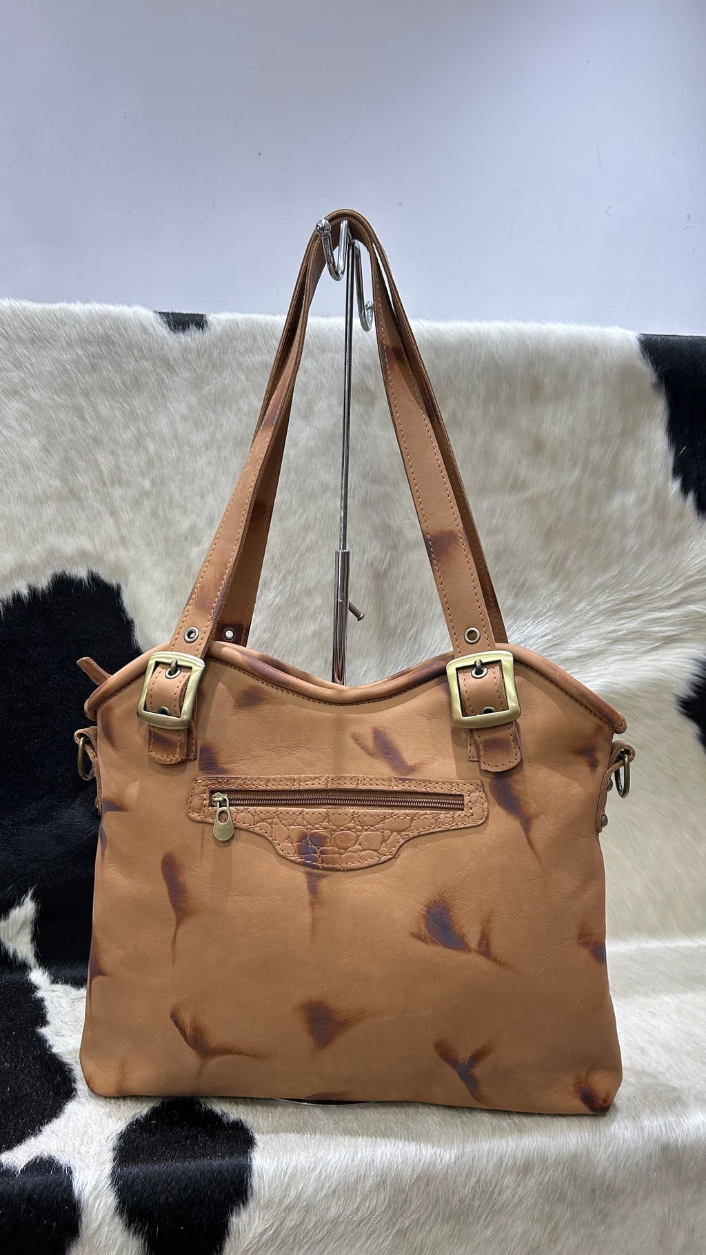 Cartera Rojita Nueva - Terracota con Terracota Croco